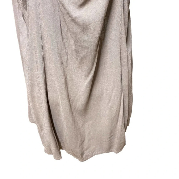 Torrid‎ Fit and Flare Rayon Slub Button-Front Cami Top Falcon Tan Plus Size 2X - Picture 8 of 12